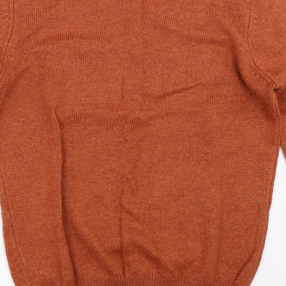 NEXT Mens Orange   Pullover Jumper Size S