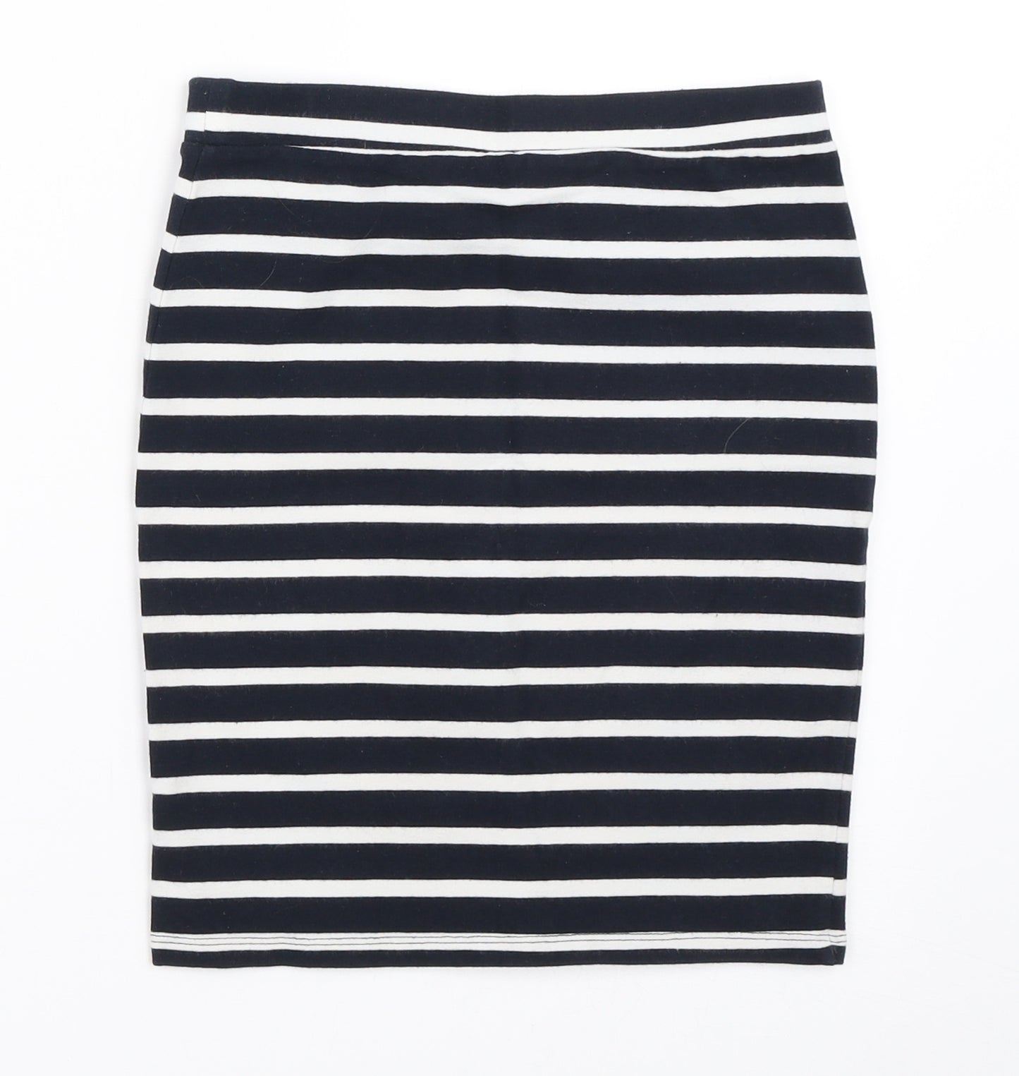 Miss Selfridge Womens Blue Striped  Mini Skirt Size 8
