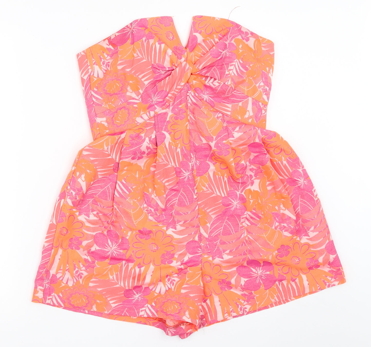 Miss Selfridge Womens Pink   Playsuit One-Piece Size 12