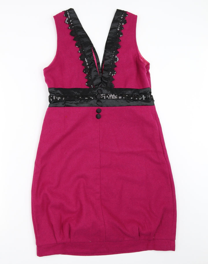 Preworn Womens Pink Shift Size L