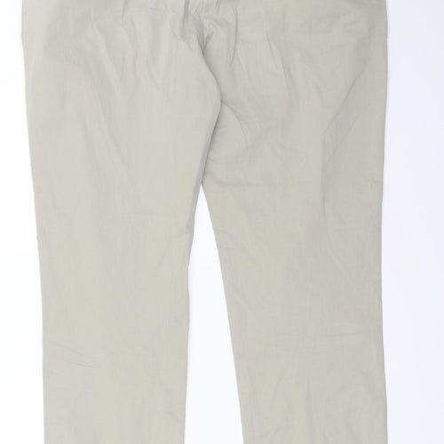 Jigsaw Womens Beige   Chino Trousers Size 12 L28.5 in