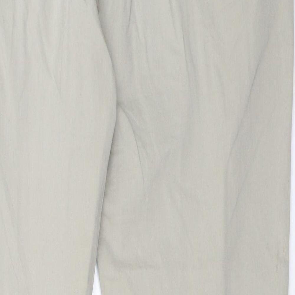 Jigsaw Womens Beige   Chino Trousers Size 12 L28.5 in