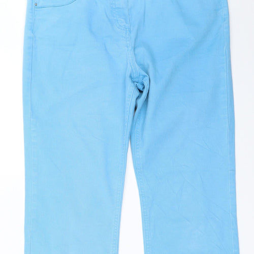 Marks and Spencer Womens Blue   Cropped Jeans Size 12 L20 in