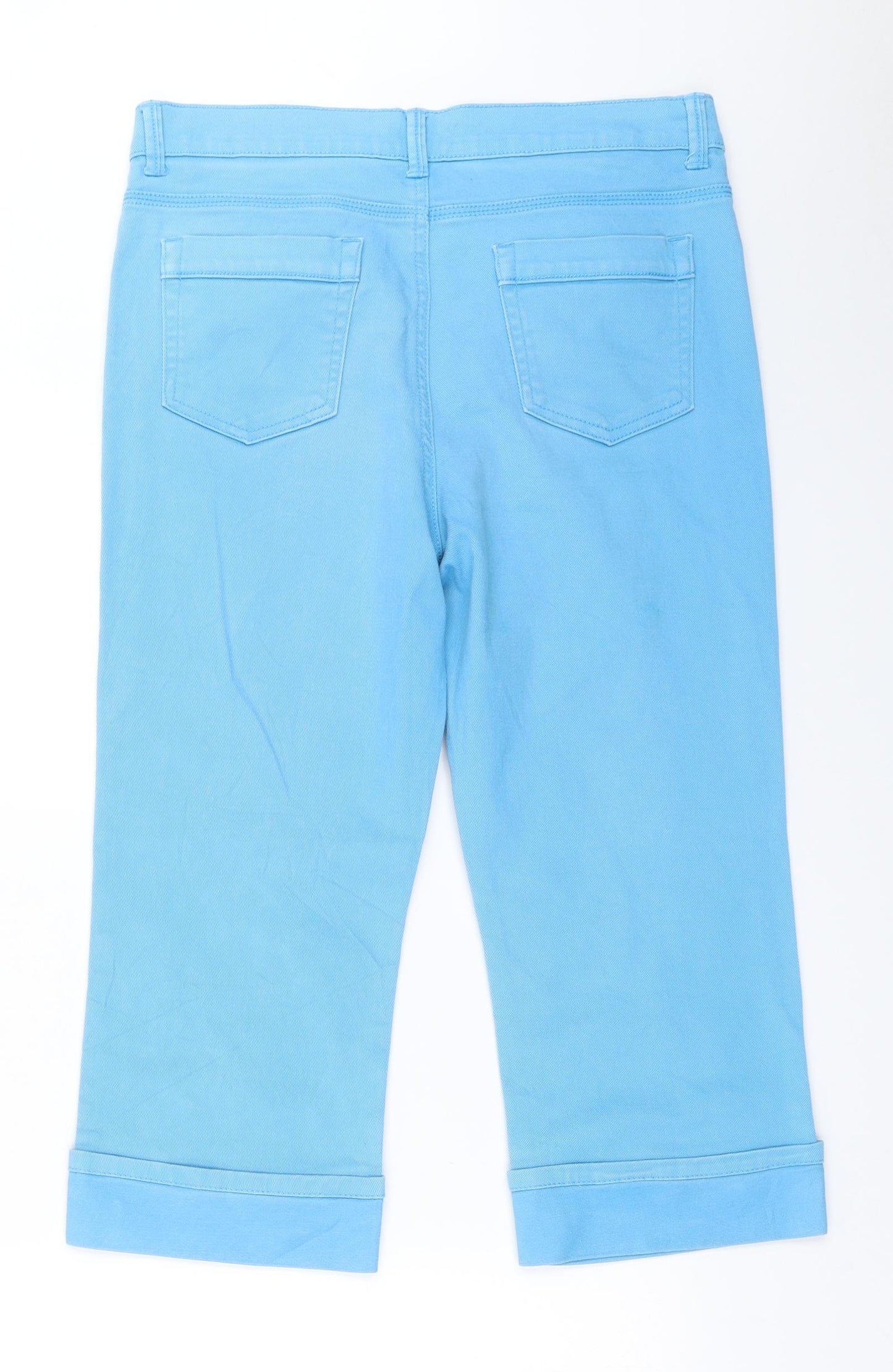 Marks and Spencer Womens Blue   Cropped Jeans Size 12 L20 in