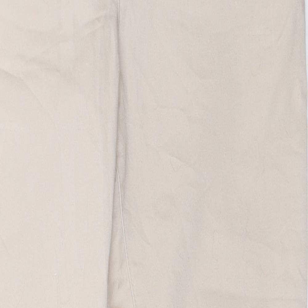 Wallis Womens Beige   Trousers  Size 10 L26.5 in