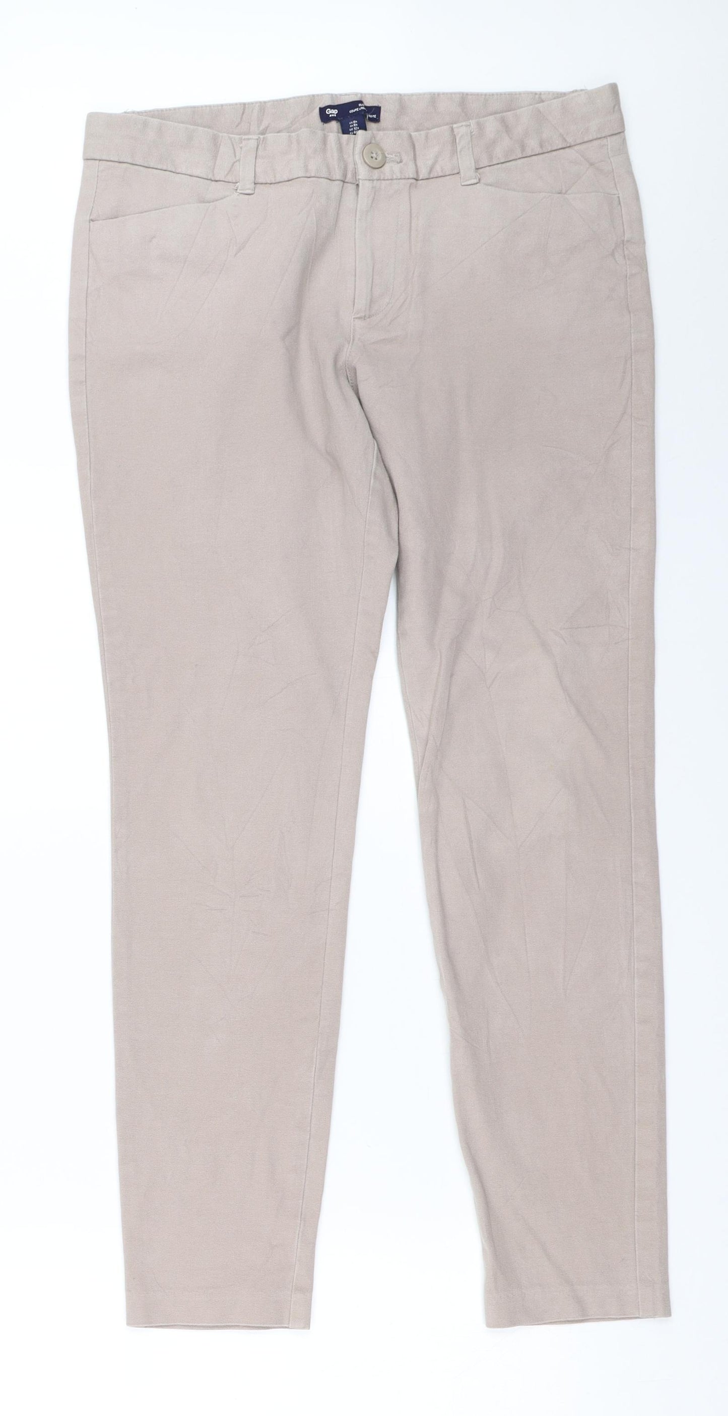 Gap Womens Beige   Capri Trousers Size 12 L27.5 in