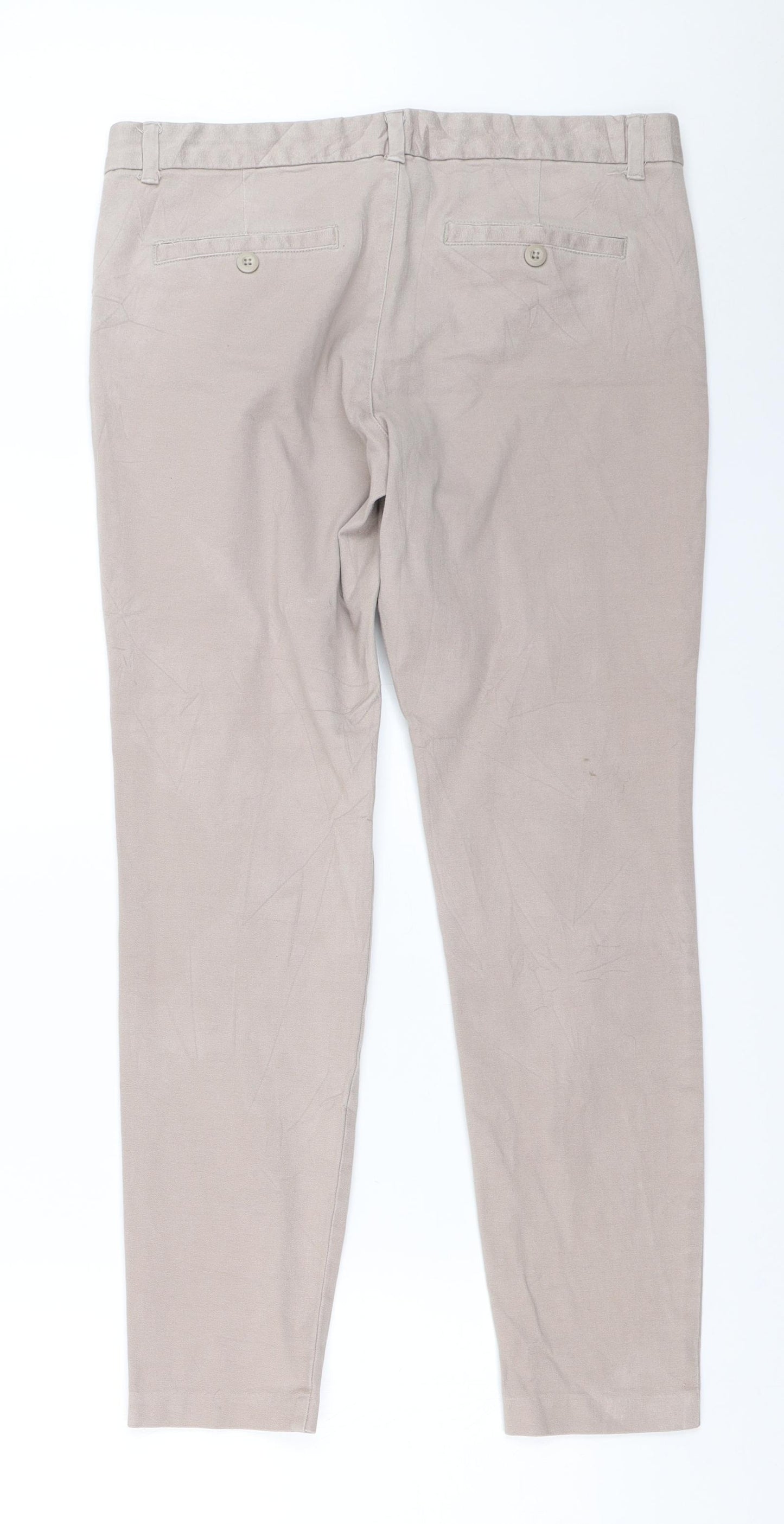 Gap Womens Beige   Capri Trousers Size 12 L27.5 in
