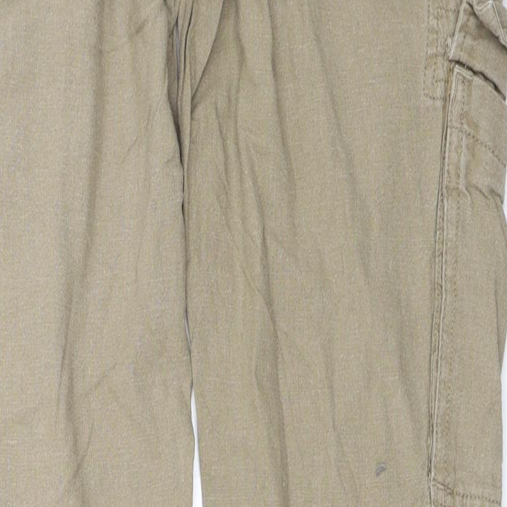 NEXT Womens Beige   Cargo Trousers Size 6 L29 in
