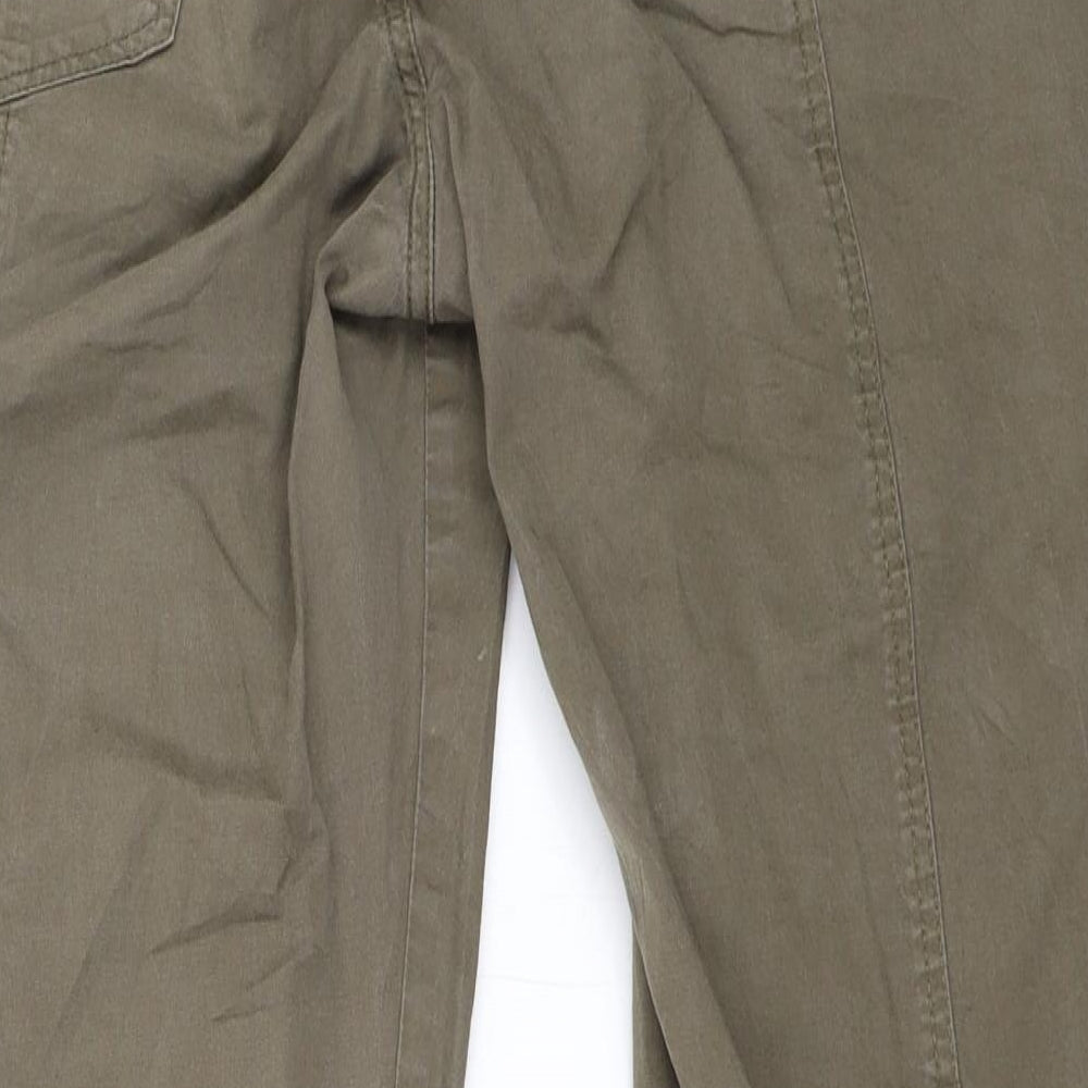 Zizzi Womens Green   Cargo Trousers Size 46 L29 in