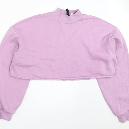 H&M Womens Purple   Pullover Sweatshirt Size L