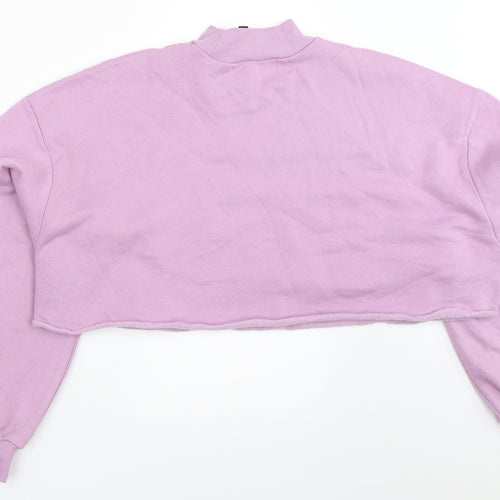 H&M Womens Purple   Pullover Sweatshirt Size L