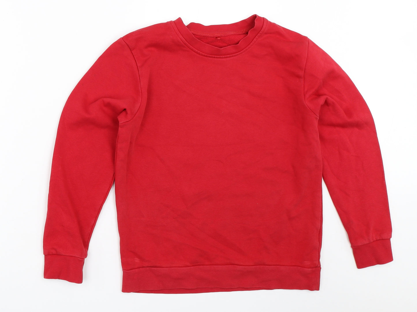 George Boys Red   Pullover Sweatshirt Size 10-11 Years