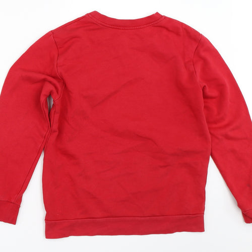 George Boys Red   Pullover Sweatshirt Size 10-11 Years