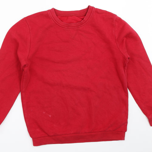George Boys Red   Pullover Sweatshirt Size 9-10 Years