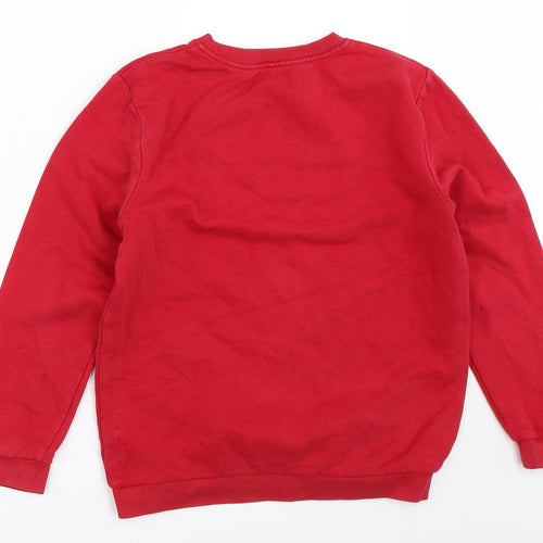 George Boys Red   Pullover Sweatshirt Size 9-10 Years