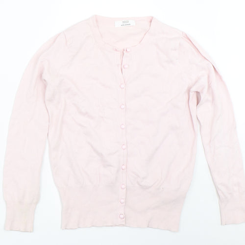 Marks and Spencer Womens Pink   Cardigan Jumper Size 10