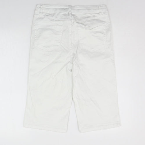George Womens White   Trousers  Size 12 L24 in