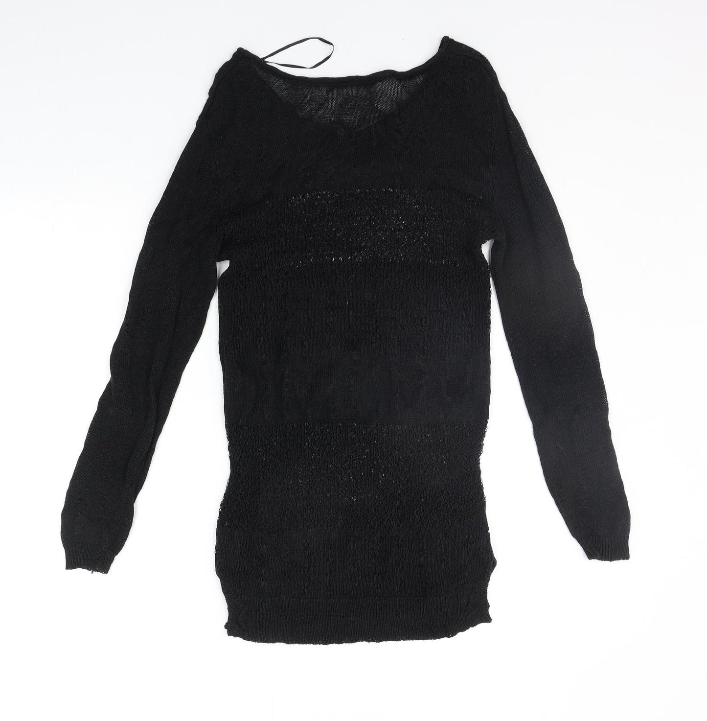 Marks and Spencer Womens Black   Jumper Dress  Size 8