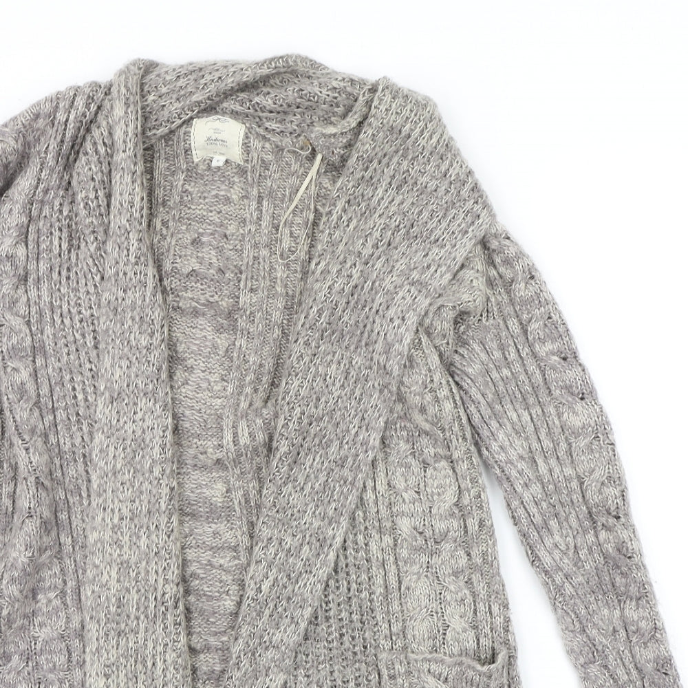 New Look Womens Grey   Cardigan Jumper Size 6