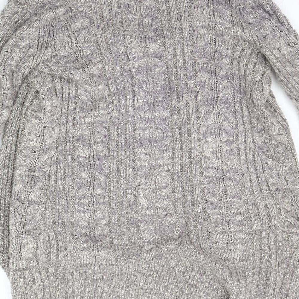 New Look Womens Grey   Cardigan Jumper Size 6