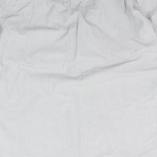NEXT Mens Grey    Button-Up Size 15.5