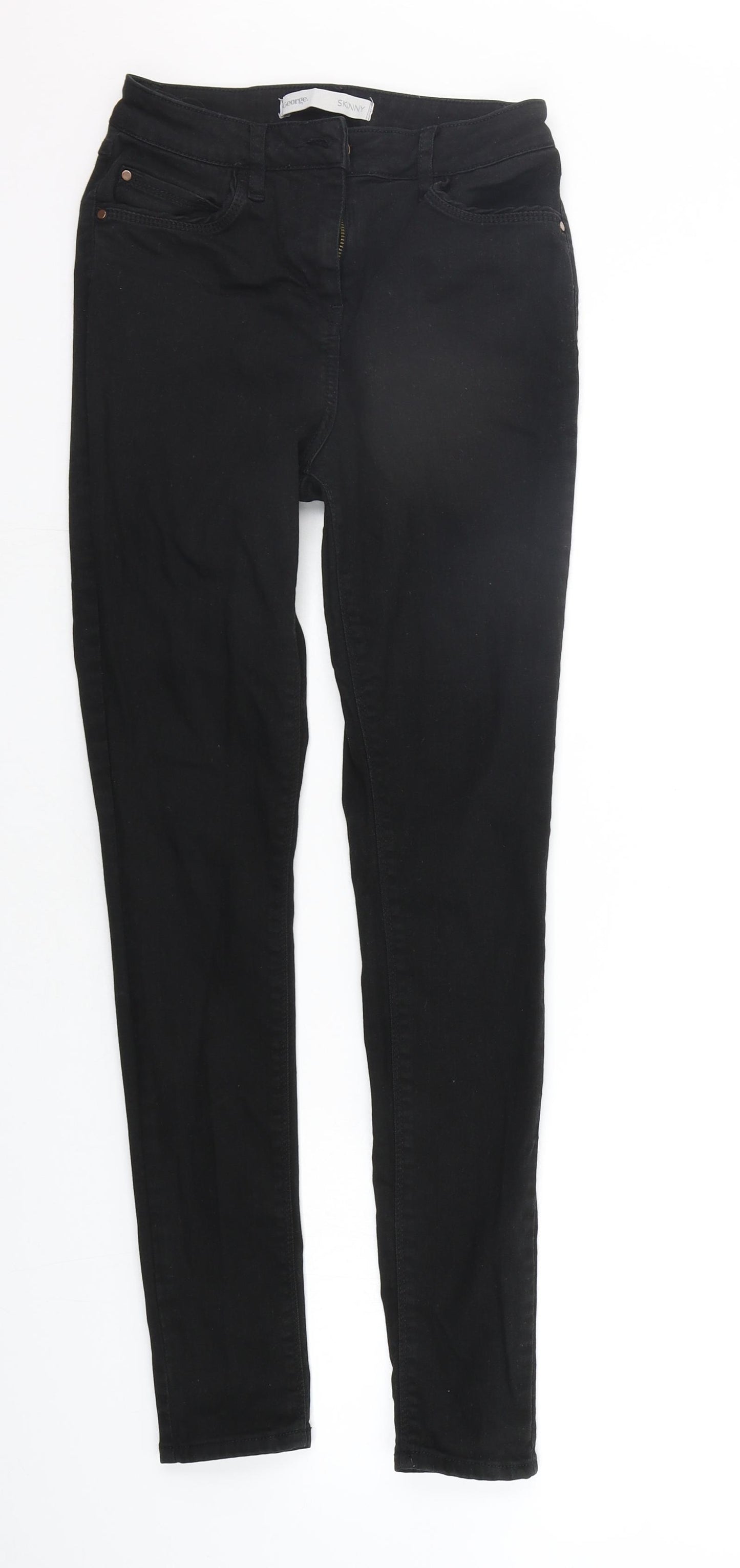 George Womens Black   Skinny Jeans Size 10 L28 in