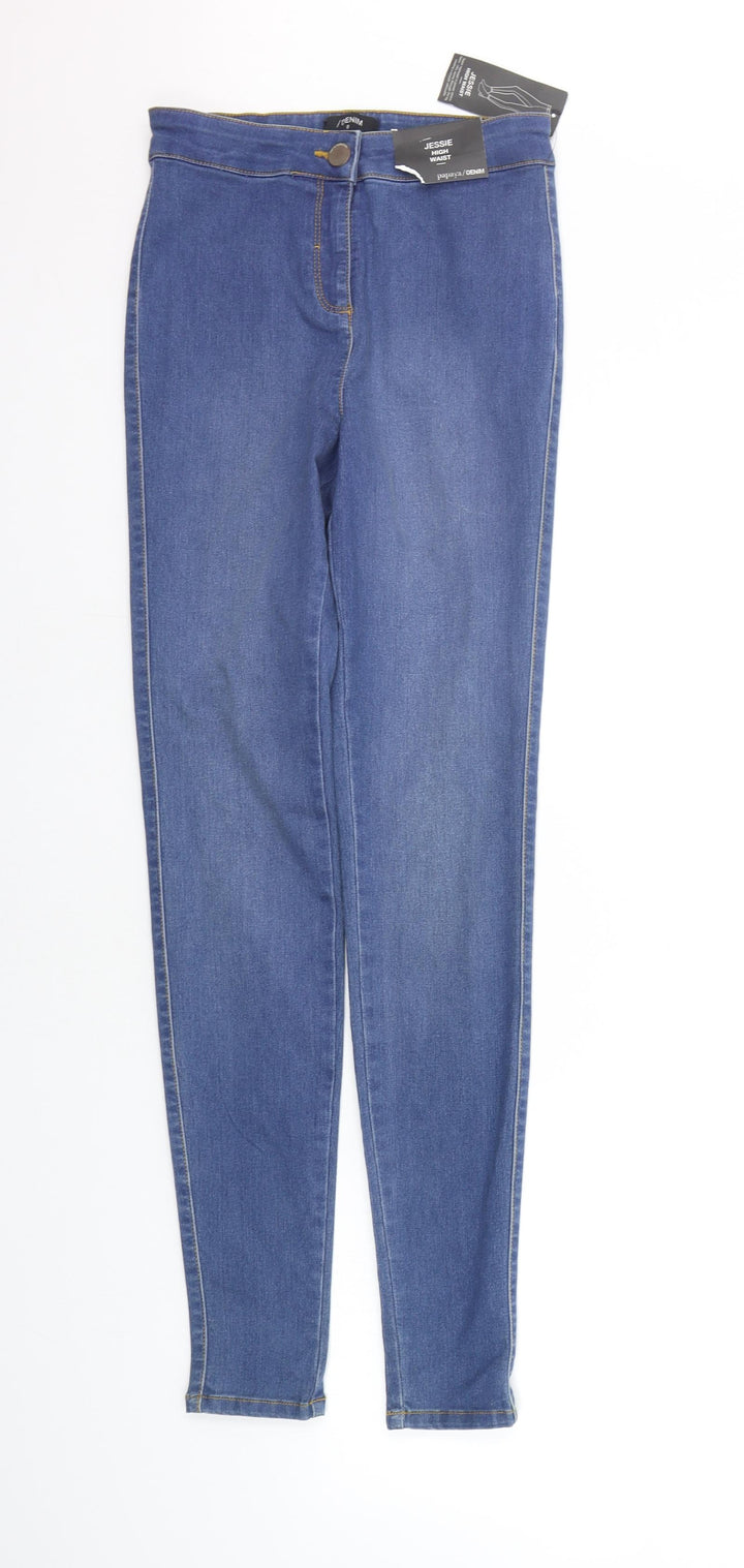 Papaya Womens Blue Straight Jeans Size 8 L29 in