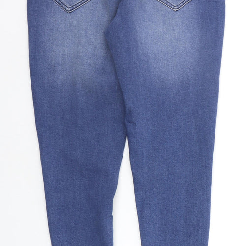 Simply Be Womens Blue   Straight Jeans Size 14 L25 in