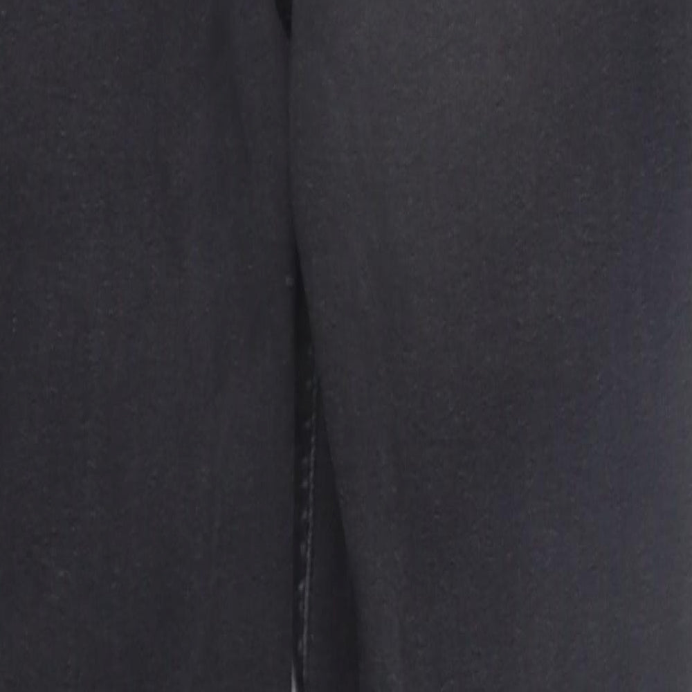 New Look Womens Grey   Straight Jeans Size 12 L25 in