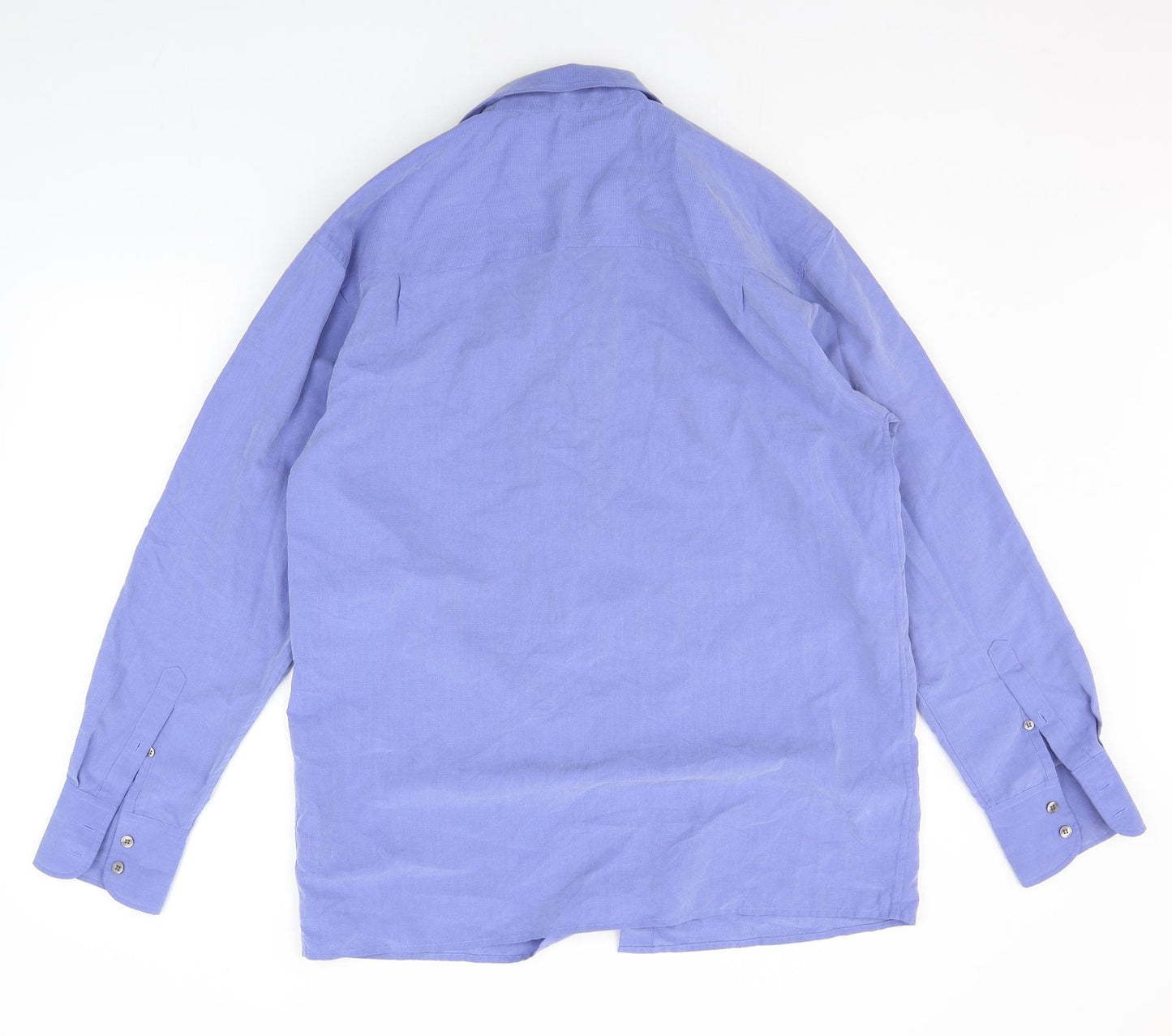 River Island Mens Blue    Button-Up Size L