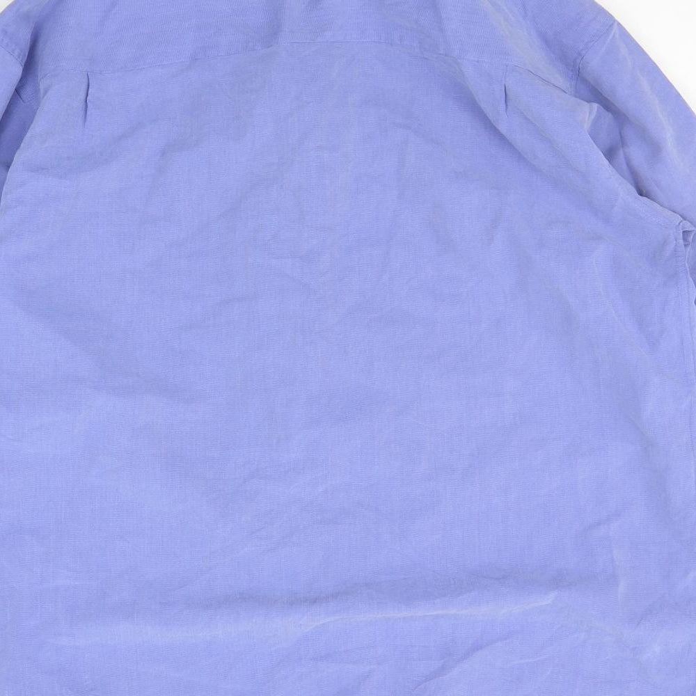 River Island Mens Blue    Button-Up Size L