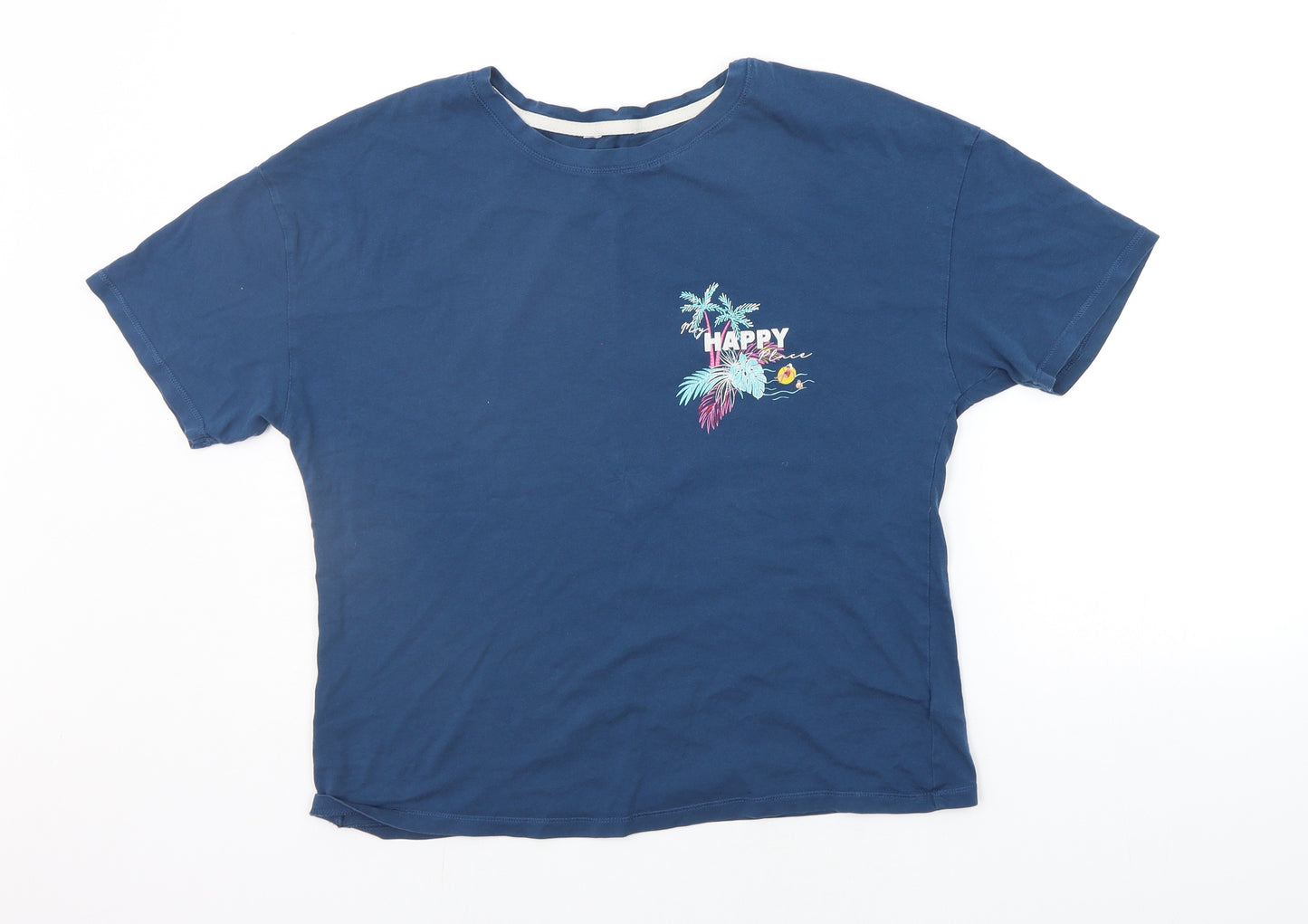 Marks and Spencer Womens Blue   Basic T-Shirt Size 12
