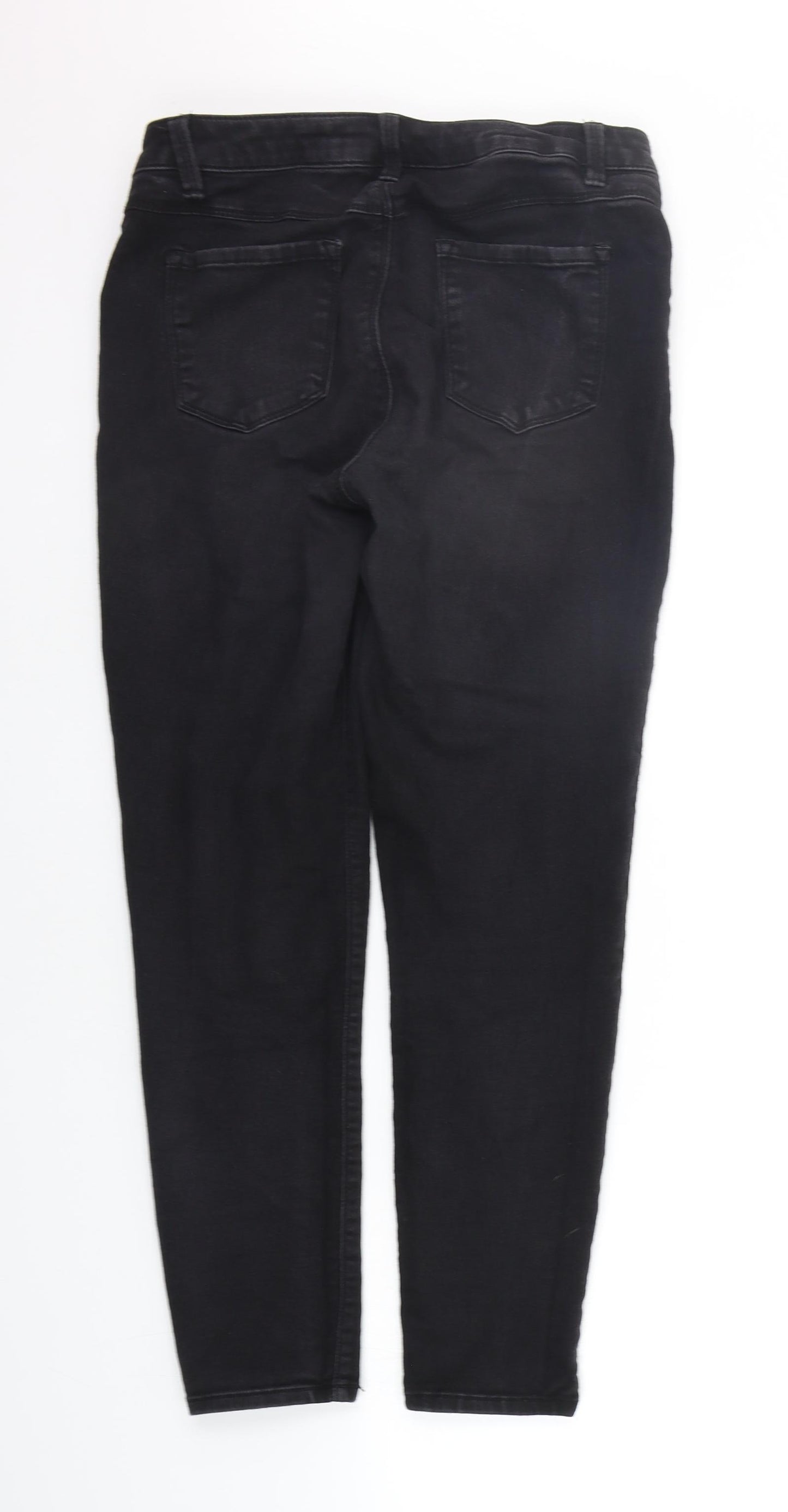 D. Jeans Womens Black   Straight Jeans Size 8 L25 in