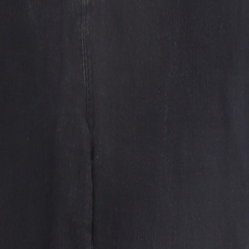 D. Jeans Womens Black   Straight Jeans Size 8 L25 in