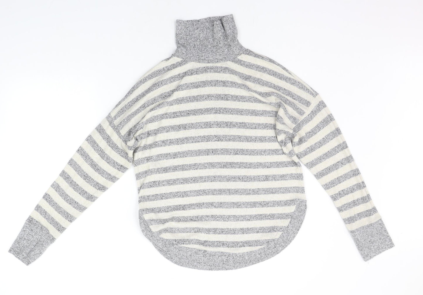 JETON Womens Beige Striped  Pullover Jumper Size S