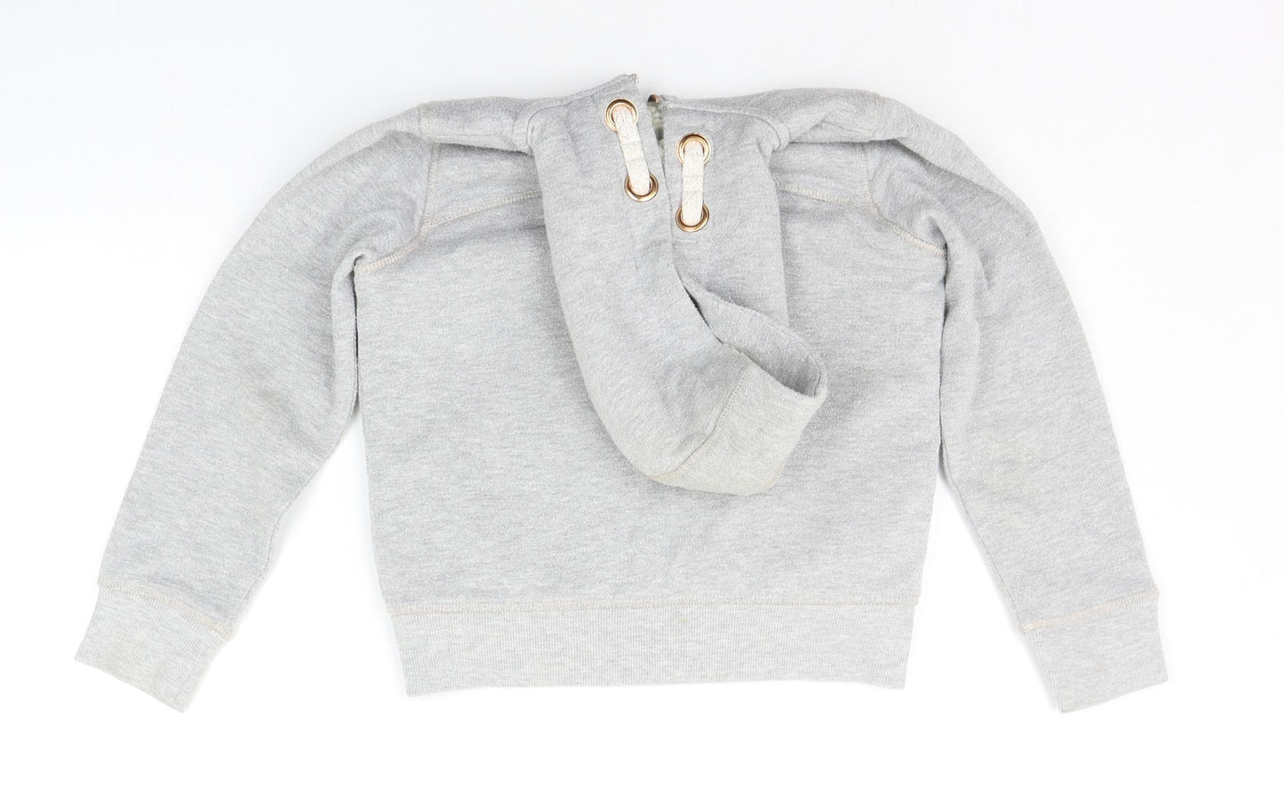 Marks and Spencer Girls Grey   Full Zip Hoodie Size 8-9 Years