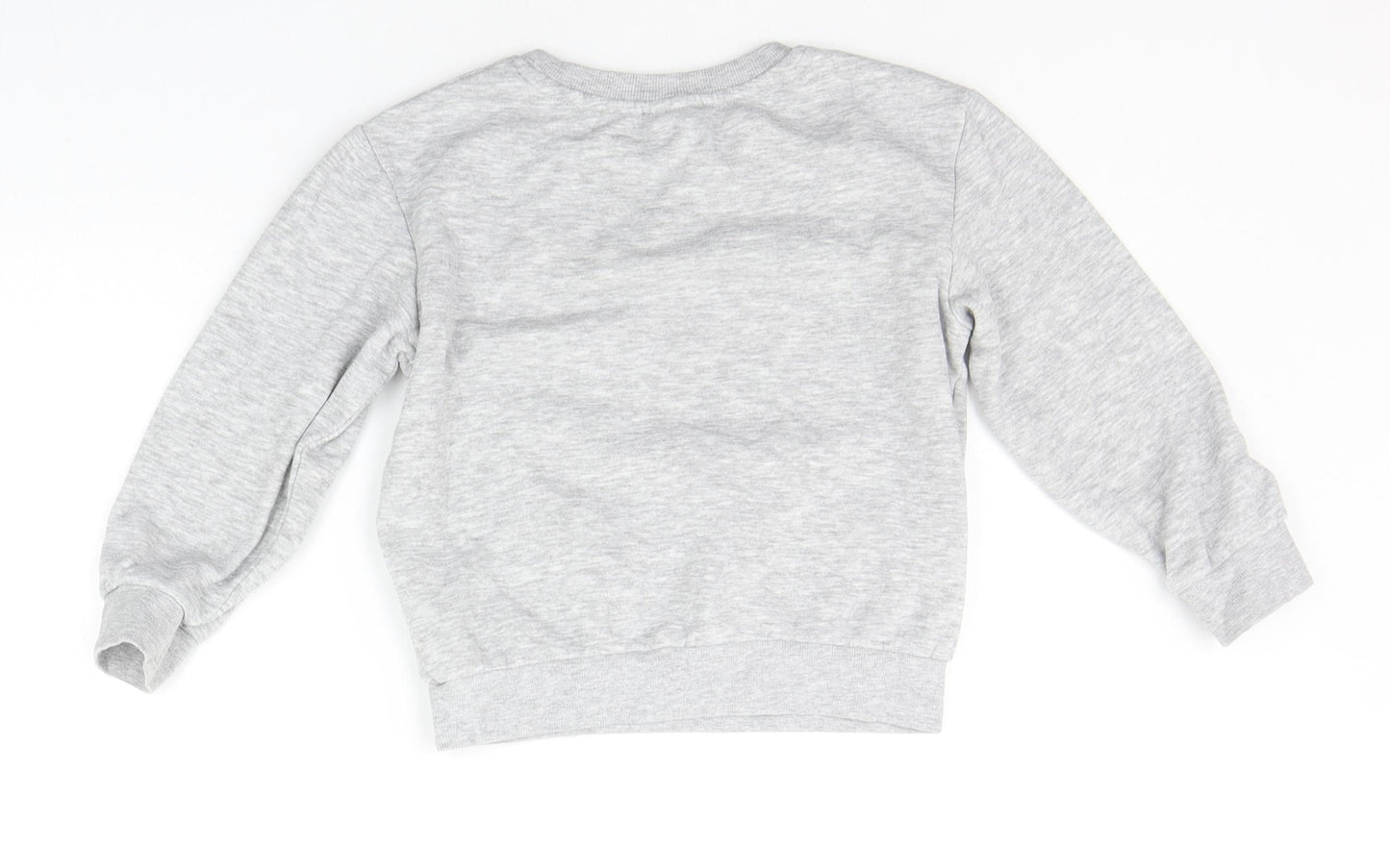 H&M Girls Grey   Pullover Jumper Size 5-6 Years