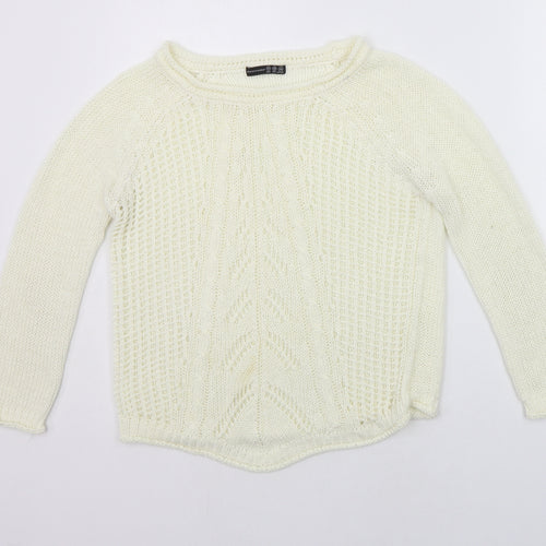 Atmosphere Womens White   Pullover Jumper Size 10