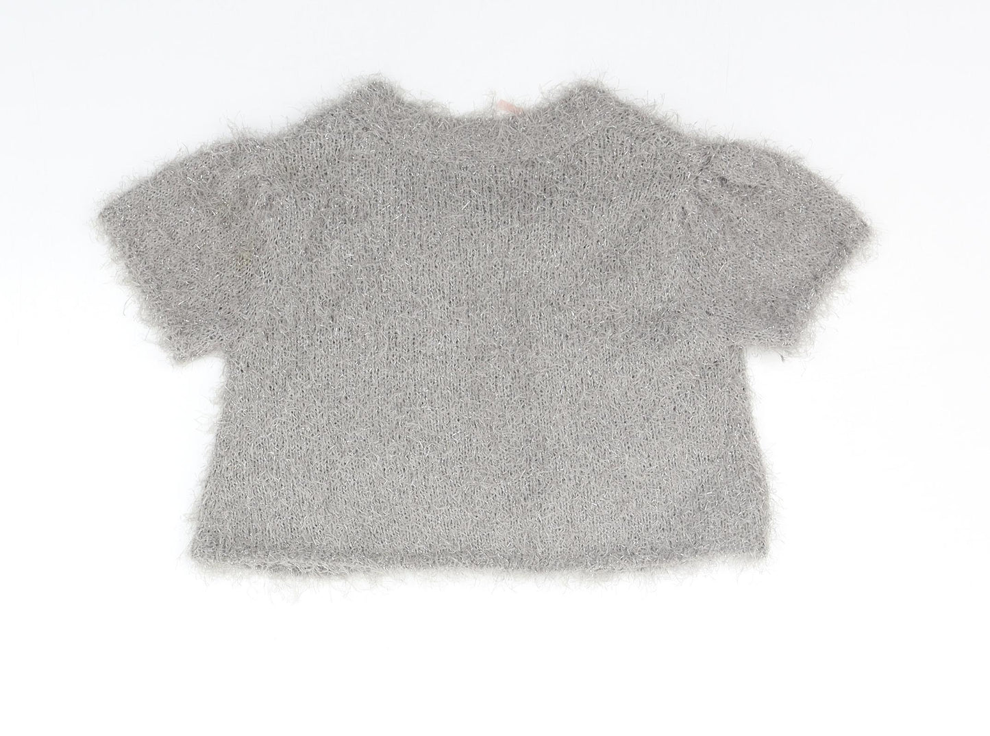 Julie mcdonald Girls Grey   Cardigan Jumper Size 11-12 Years