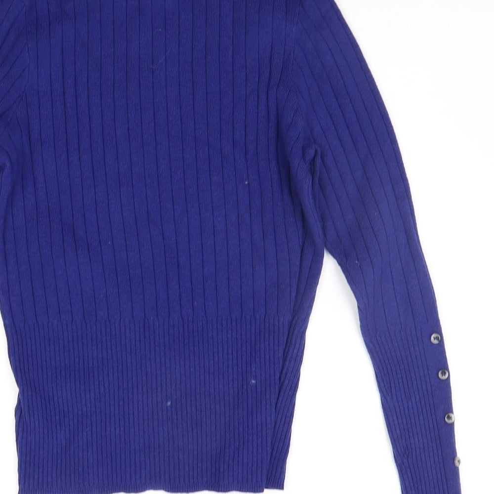 Marks and Spencer Womens Blue   Pullover Jumper Size 14