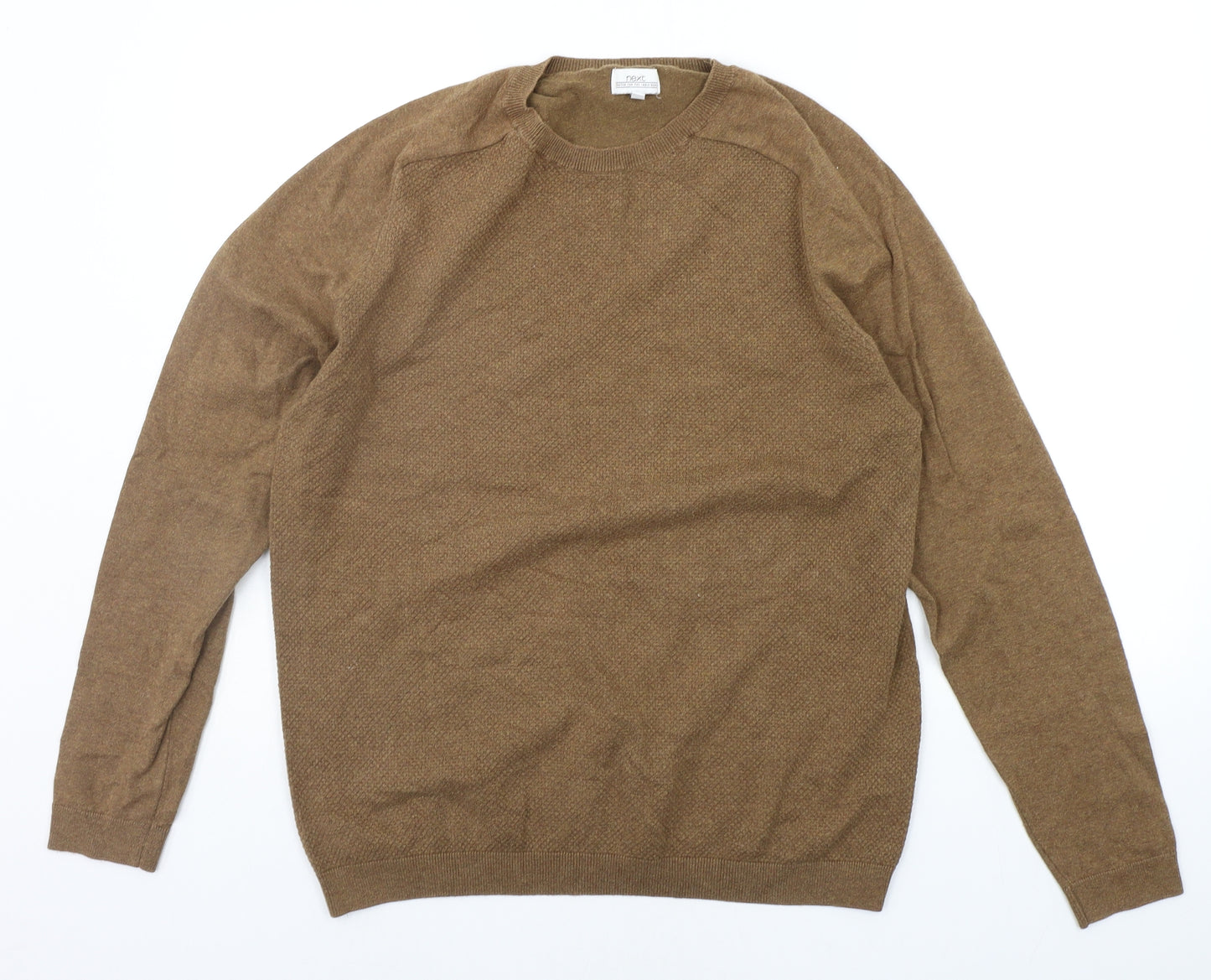 NEXT Mens Brown   Pullover Jumper Size L