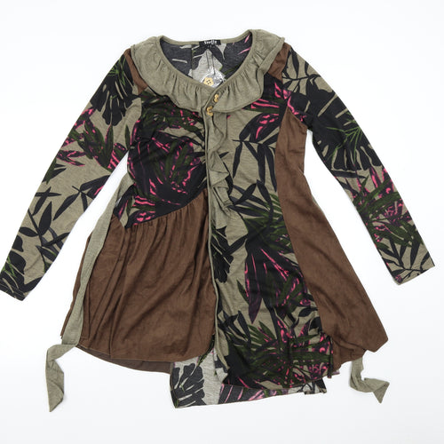 Stella Morgan Womens Multicoloured Floral  Fit & Flare  Size L