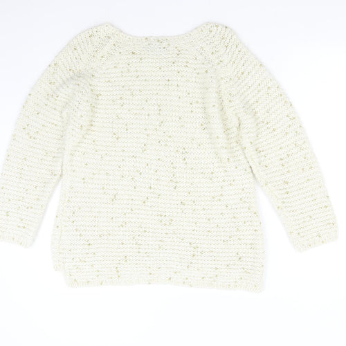 M&S Womens Beige   Pullover Jumper Size 16