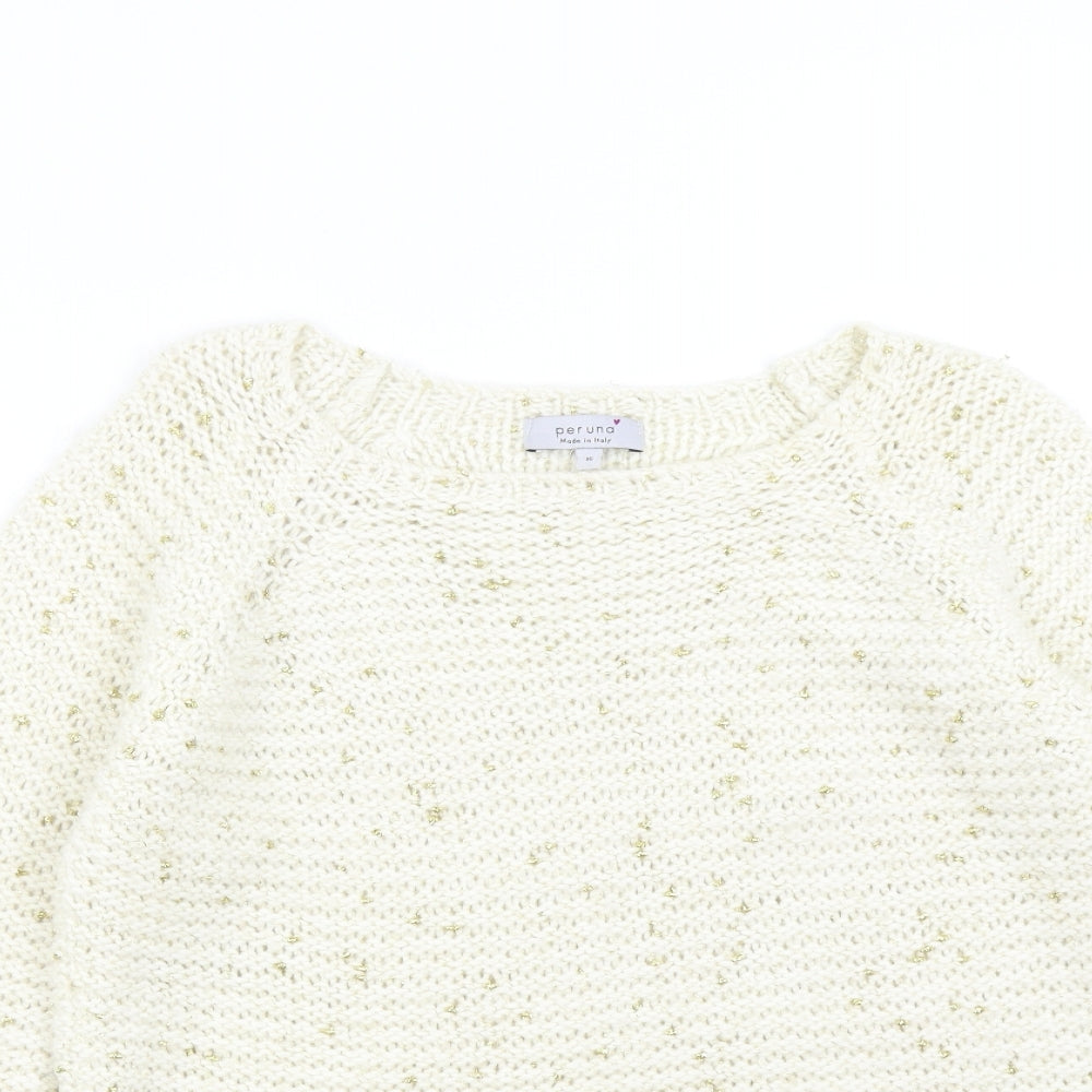M&S Womens Beige   Pullover Jumper Size 16