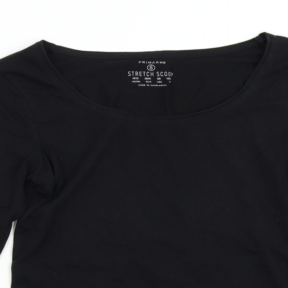 Primark Womens Black   Basic T-Shirt Size 10