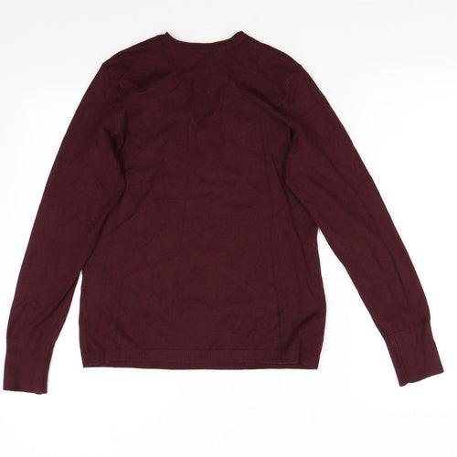 Charles Vogele Womens Red  Knit Pullover Jumper Size S