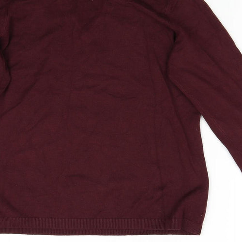 Charles Vogele Womens Red  Knit Pullover Jumper Size S