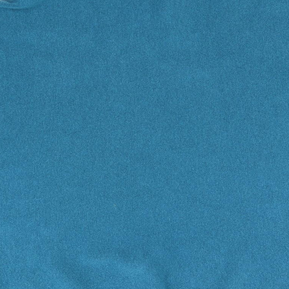Pomodoro Womens Blue  Knit Jacket Poncho One Size