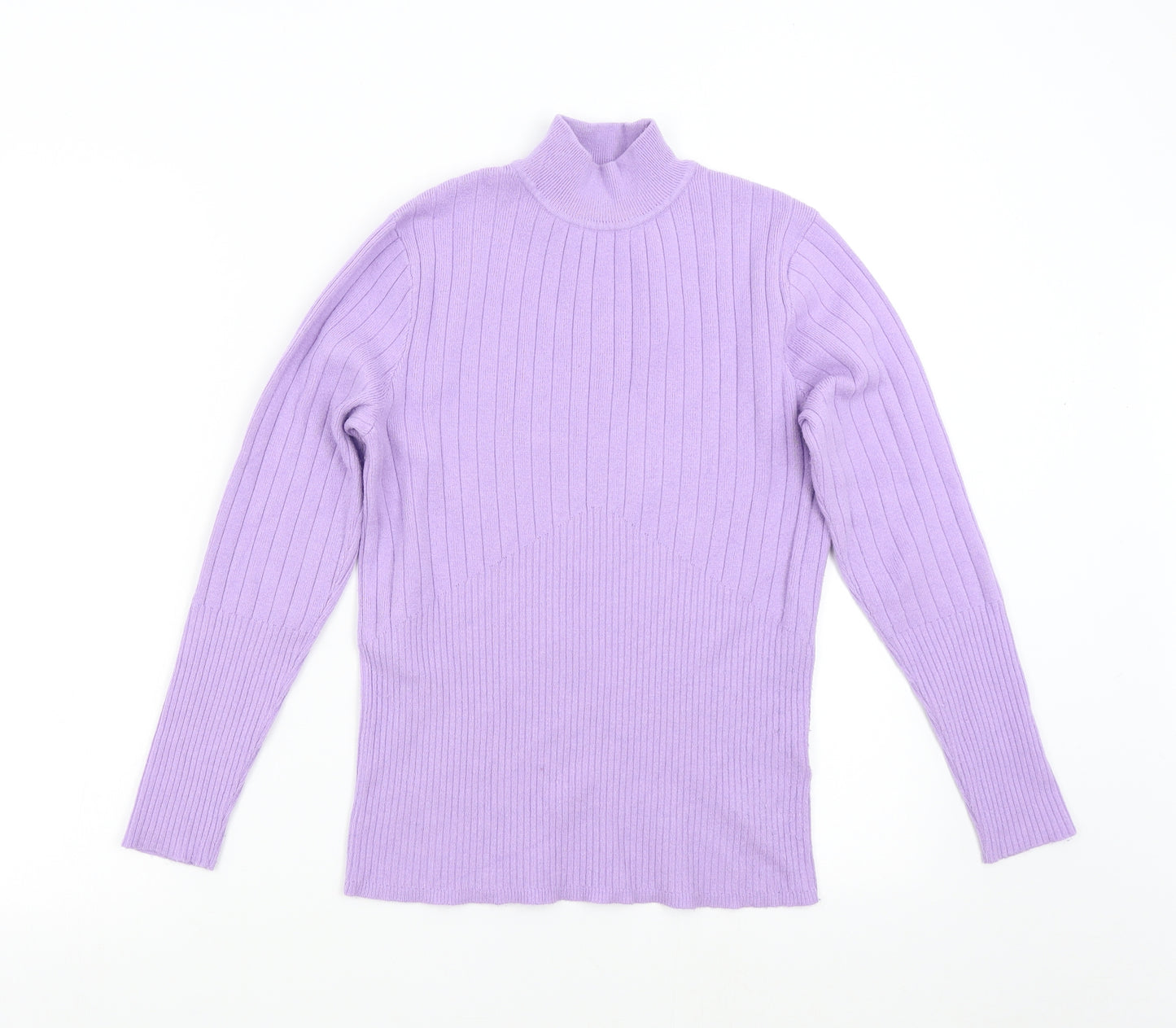 M&S Womens Purple  Knit Pullover Jumper Size 12