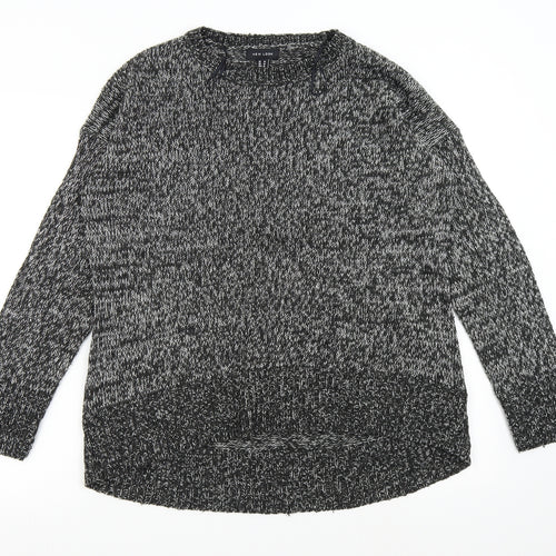 New Look Womens Grey  Knit Pullover Jumper Size M